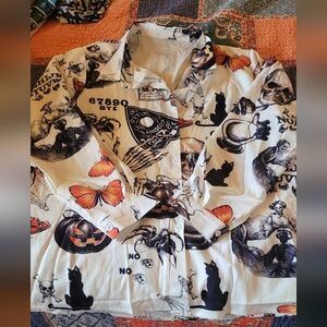 Shein Halloween blouse